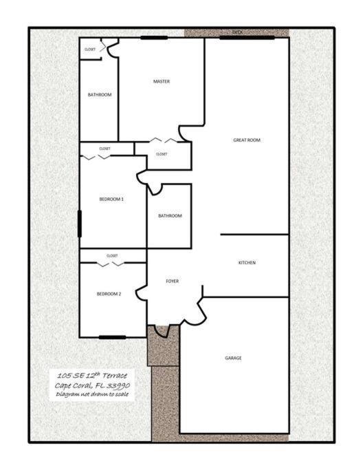 Debbie'S 3-Bedroom Apartment In A Duplex كيب كورال المظهر الخارجي الصورة